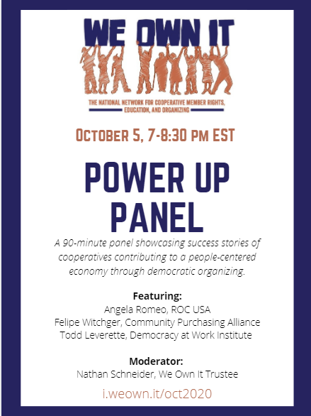 October 2020 PowerUp Panel